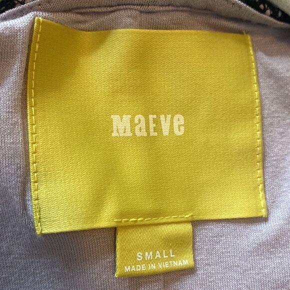 Anthropologie Maeve Sirena Lavender and Black Lace Dress Small - Picture 8 of 10